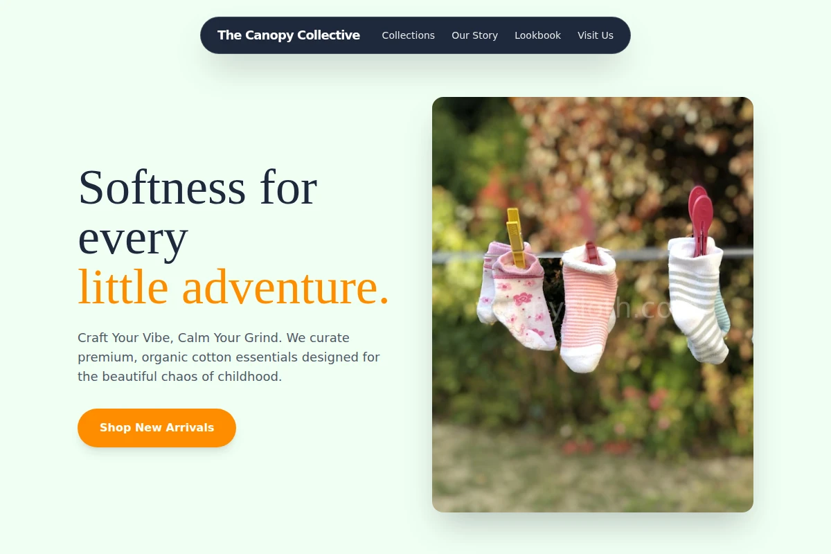 Floating Children Clothes